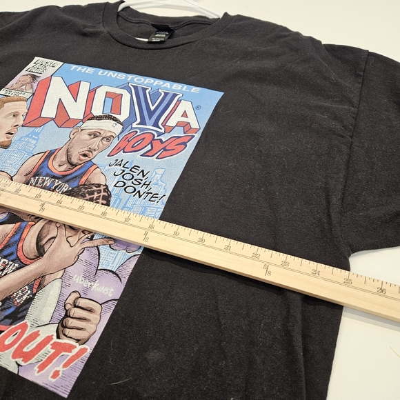 New York Knicks Nova Boys Shirt XXLarge Jalen Josh Donte Comic Villanova NBA NY - Picture 7 of 8